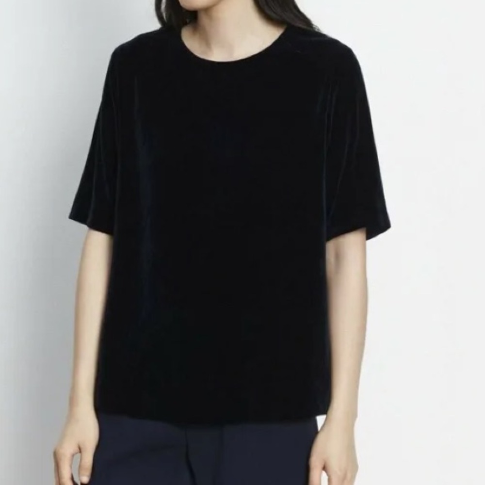 Vince Velvet Crewneck Tee
